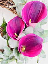 Load image into Gallery viewer, Purple Calla Lily & Lamb’s Ear