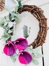 Load image into Gallery viewer, Purple Calla Lily & Lamb’s Ear