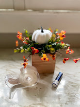 Load image into Gallery viewer, Mini White Pumpkin Centerpiece Box (2 available!)