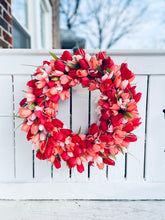 Load image into Gallery viewer, Red & Coral Tulips