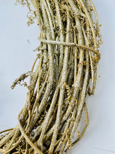 Load image into Gallery viewer, Green & Gold Poinsettia Winter Holiday Wreath