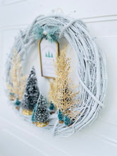 Load image into Gallery viewer, Tree Farm Winter Wreath (15 inch)