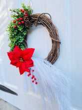 Load image into Gallery viewer, Poinsettia, Boxwood, & Pampas