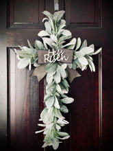 Load image into Gallery viewer, Lamb’s Ear Easter Cross