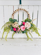 Load image into Gallery viewer, Spring Flowers & Rustic Wood Beads