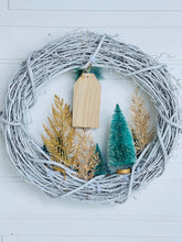 Load image into Gallery viewer, Tree Farm Winter Holiday Wreath (18 inch)