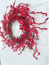Load image into Gallery viewer, Red Berry Winter Holiday Wreath