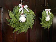 Load image into Gallery viewer, Cedar Mini Winter Wreath Pair
