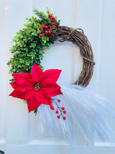 Load image into Gallery viewer, Poinsettia, Boxwood, & Pampas