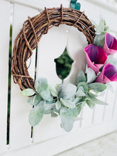 Load image into Gallery viewer, Purple Calla Lily & Lamb’s Ear