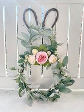 Load image into Gallery viewer, Lamb’s Ear Bunny Wreath