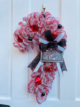Load image into Gallery viewer, Red & Black Candy Cane