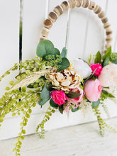 Load image into Gallery viewer, Spring Flowers & Rustic Wood Beads