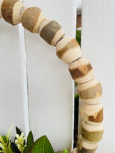 Load image into Gallery viewer, Spring Flowers & Rustic Wood Beads