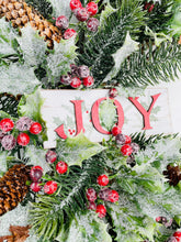 Load image into Gallery viewer, Holly & Joy Christmas Holiday Winter Wreath
