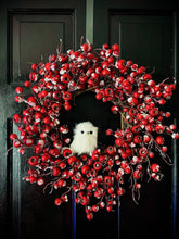 Load image into Gallery viewer, White Owl & Frosted Crabapples