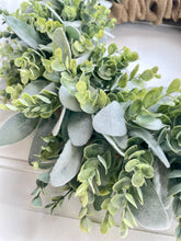 Load image into Gallery viewer, Eucalyptus & Lamb’s Ear on Burlap