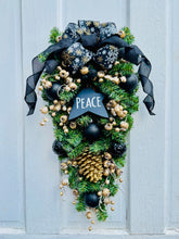 Load image into Gallery viewer, Black &amp; Gold Swag
