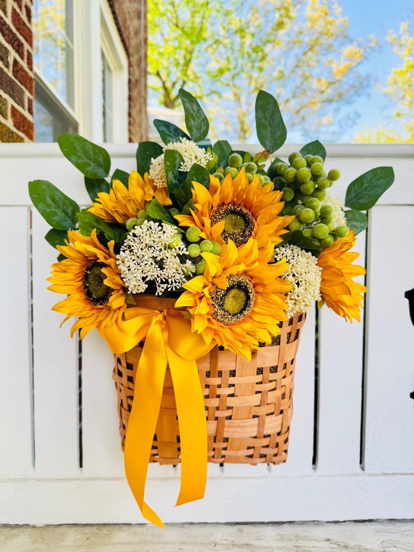 Sunflower Basket