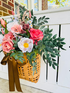Coral Pink Basket