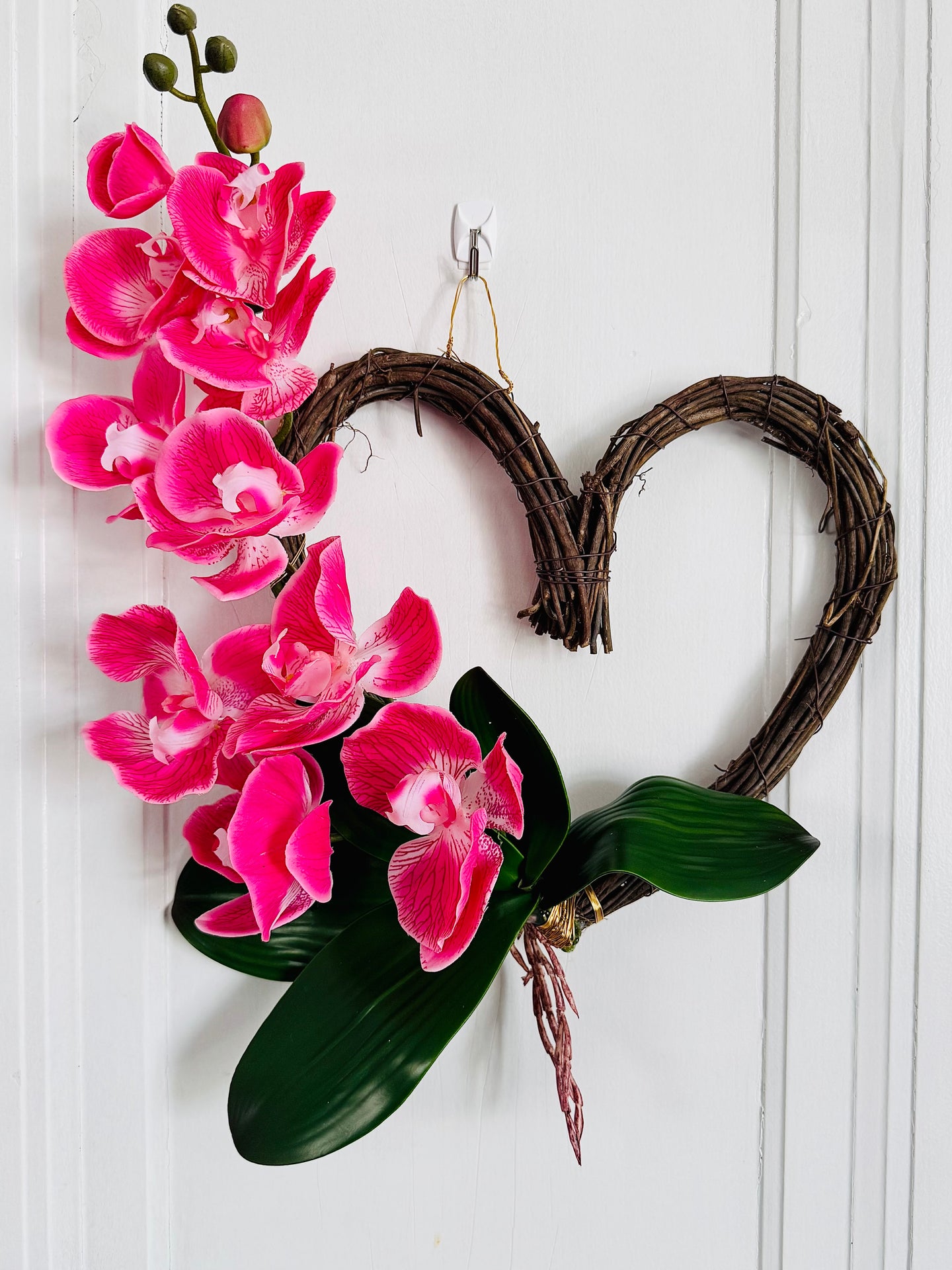 Pink Orchid Heart