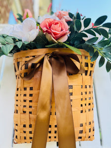 Coral Pink Basket