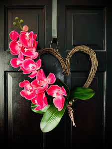 Pink Orchid Heart