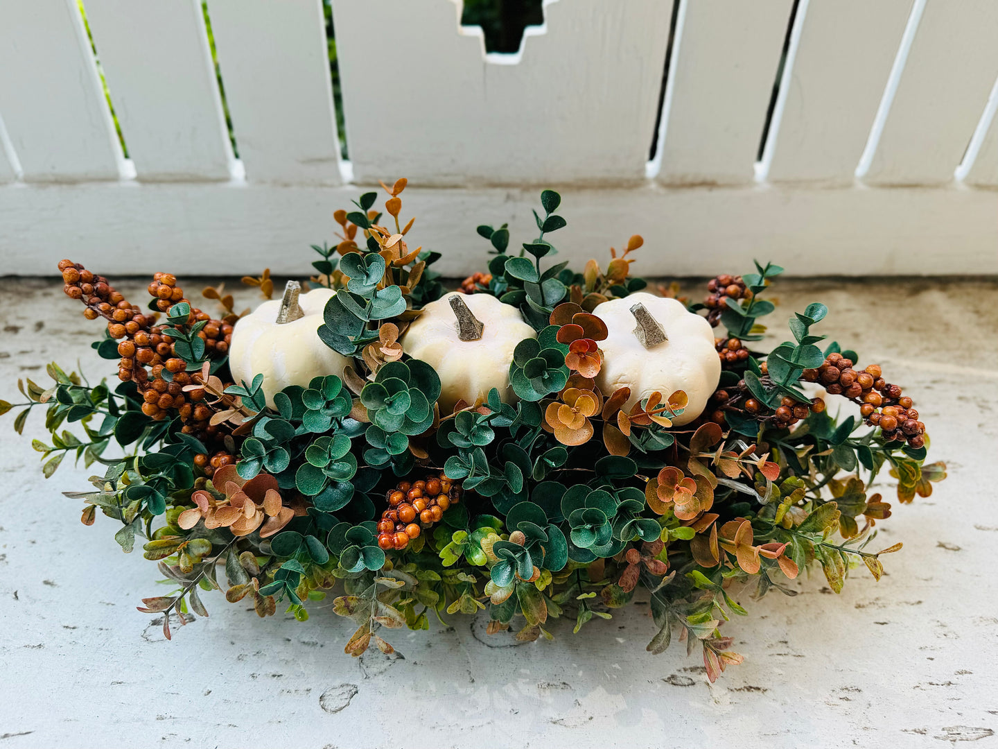 Autumn Pumpkin Centerpiece