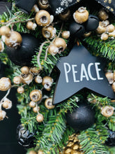 Load image into Gallery viewer, Black &amp; Gold Swag
