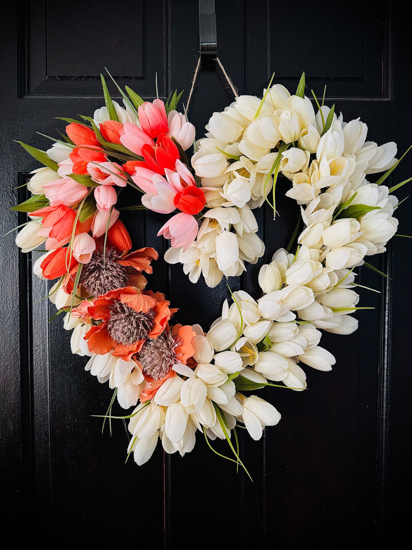 Tulip & Anemone Heart
