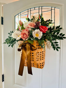 Coral Pink Basket