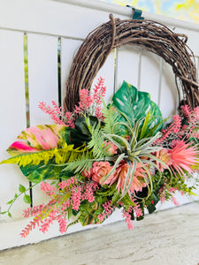 Tropical Pink Garden