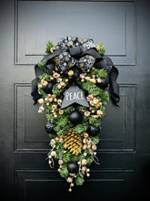Load image into Gallery viewer, Black &amp; Gold Swag
