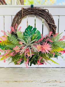 Tropical Pink Garden
