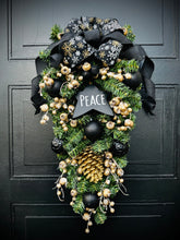 Load image into Gallery viewer, Black &amp; Gold Swag
