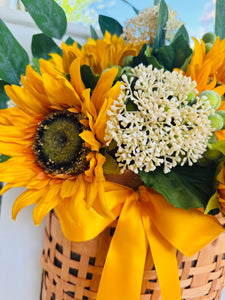Sunflower Basket