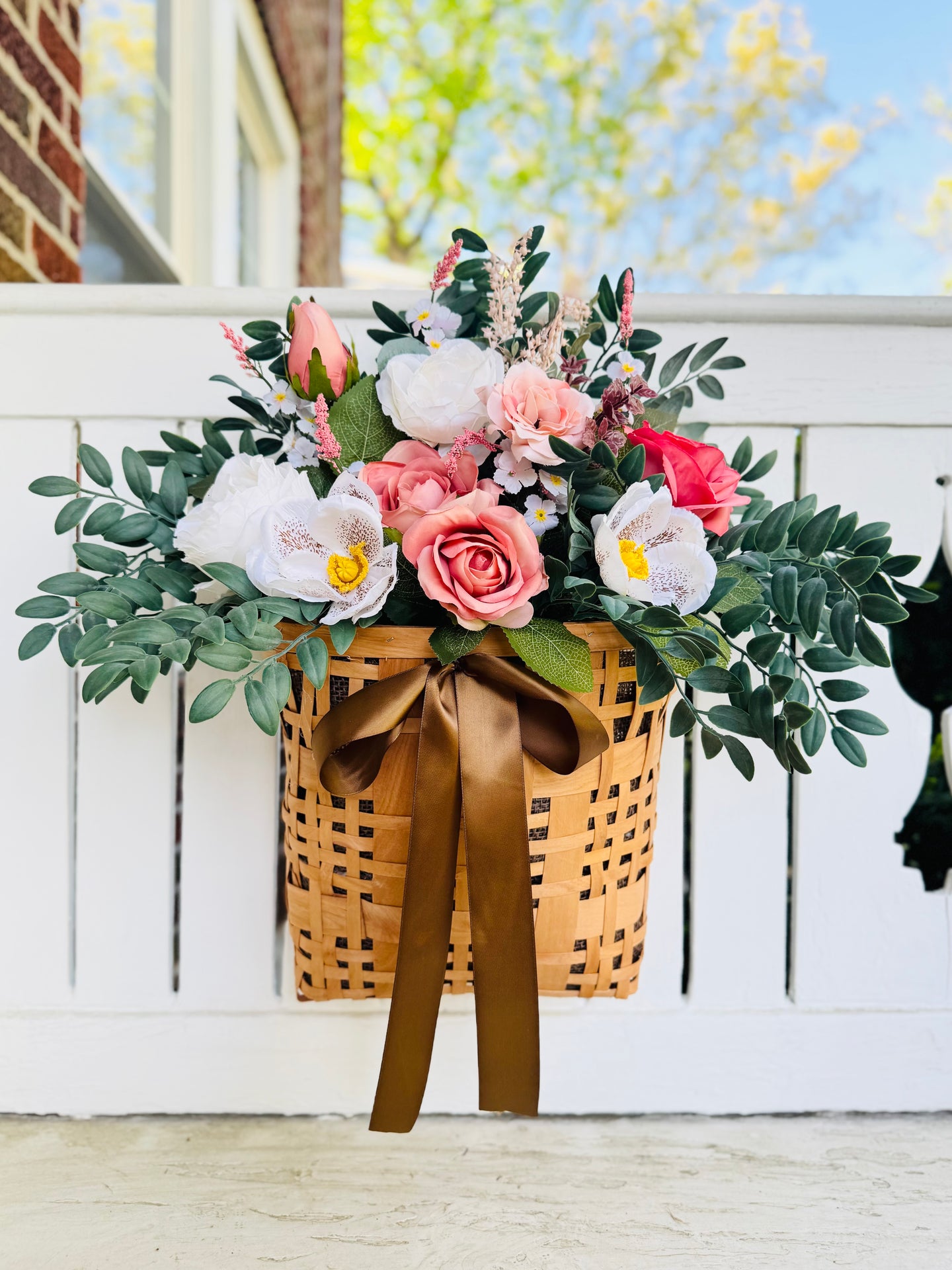 Coral Pink Basket