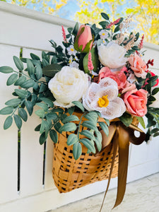 Coral Pink Basket