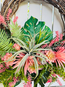 Tropical Pink Garden