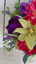 Load and play video in Gallery viewer, Purple Peony Basket
