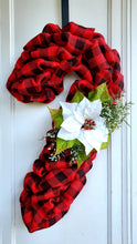 Load image into Gallery viewer, Red Buffalo Plaid Cane
