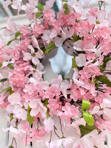 Pink Dogwood & Cherry Blossoms