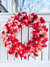 Load image into Gallery viewer, Red &amp; Coral Tulips
