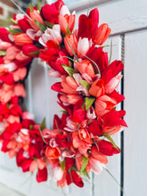 Load image into Gallery viewer, Red &amp; Coral Tulips
