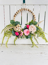 Load image into Gallery viewer, Spring Flowers &amp; Rustic Wood Beads
