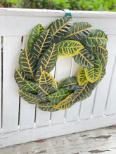 Load image into Gallery viewer, Golden Waxleaf Plant Wreath
