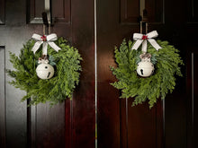 Load image into Gallery viewer, Cedar Mini Winter Wreath Pair
