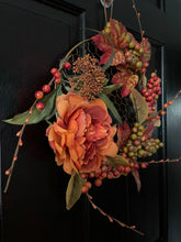 Load image into Gallery viewer, Peony &amp; Berry Fall Wreath
