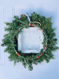 “Let It Snow” Winter Holiday Wreath