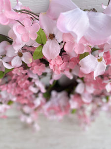 Pink Dogwood & Cherry Blossoms